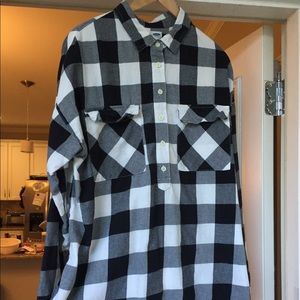 Plaid Old Navy Boyfriend Shirt